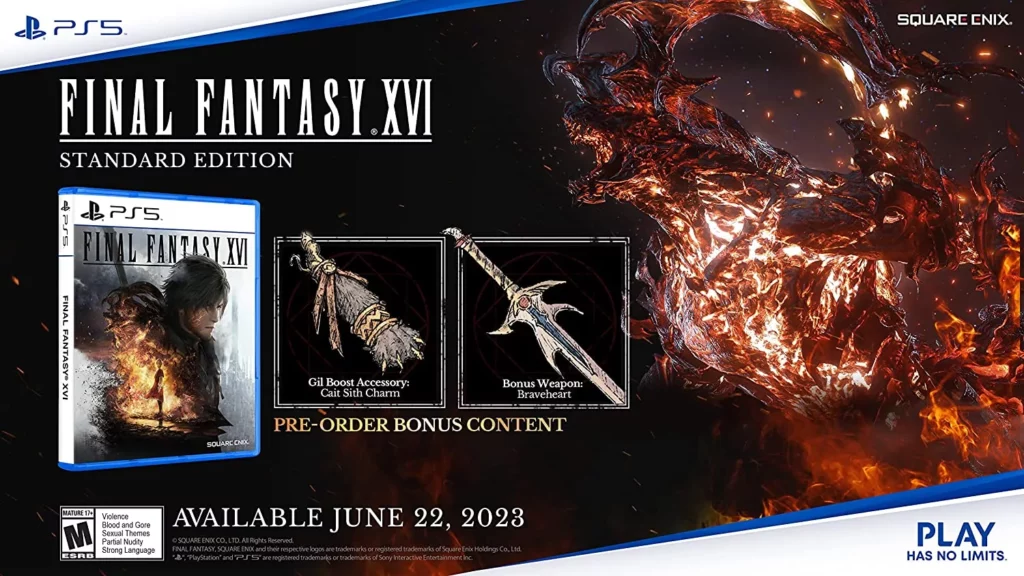 Final Fantasy XVI - PlayStation 5 Bonus