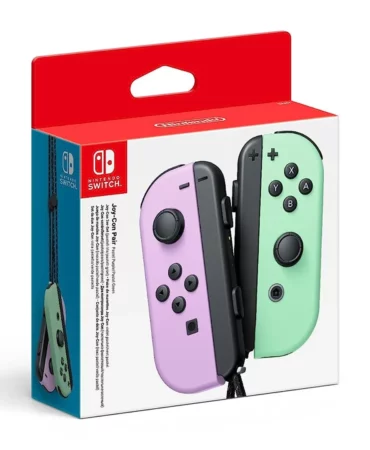 Nintendo Switch Joy-Con Controllers Pastel Purple and Pastel Green